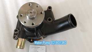 Pompe à eau 02/801380 pour JS110 JS130 JZ140 JS145W JS160 4BG1