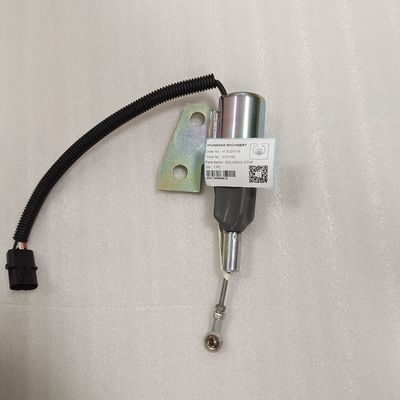 Excavator Engine Parts Solenoid Stop 24V 3991168 3964628 For Hyundai R130 R130-5 EC140