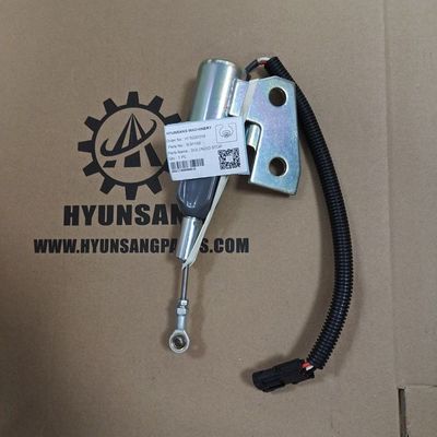 Excavator Engine Parts Solenoid Stop 24V 3991168 3964628 For Hyundai R130 R130-5 EC140