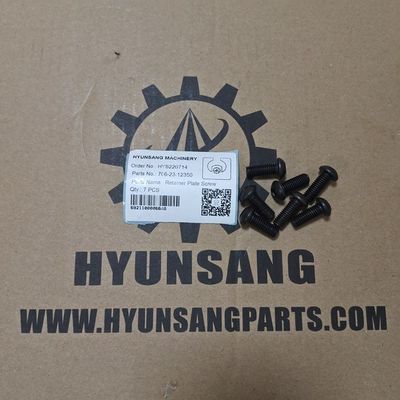Retainner Plate Screw 706-23-12350 708-23-12350  Excavator Parts For PC400LC-7L