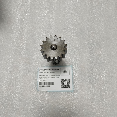 Hyunsang Parts Excavator Gear 16th Teeth YV15V00005S006 YX32W00002S211 YB32W00001F1 For SK135SRLC-1E Machinery Parts