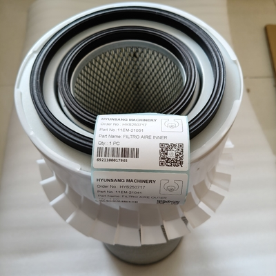 Excavator Parts FILTER 11EM-21041 11EM-21051 For 100D-7, 110D-7E, 110DE, HL730-7
