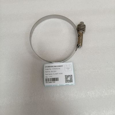Hyunsang Excavator Parts CLAMP HOSE 9X-2201 For 120M, 12M, 225D, 229, 229D