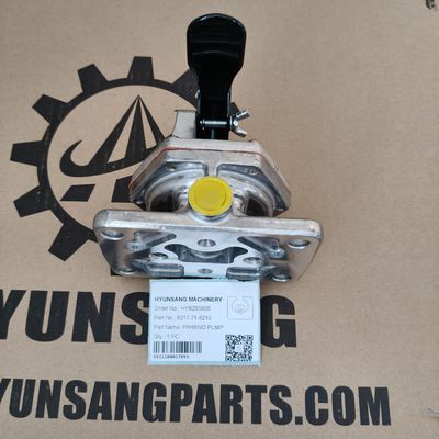 Hyunsang Excavator Parts Priming Pump 6217-71-8210 6217718210 for   Engine SA6D140E-3 SAA6D125E-3 Excavator PC2000-8 PC400-7 PC400LC