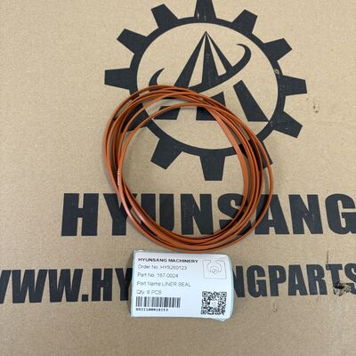 Hyunsang Excavator Parts liner seal 167-0024 For C9