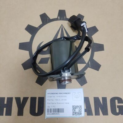 Hyunsang Excavator Spare Parts Solenoid Valve 708-2L-25190 7082L25190 708-2L-25211 206-60-51131 for PC600 PC750