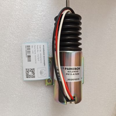 24V Stop Solenoid 119-7017 1237532 0814155 For  PM-465 PS-150C CB-434C
