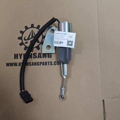 Excavator Engine Parts Solenoid Stop 24V 3991168 3964628 For Hyundai R130 R130-5 EC140
