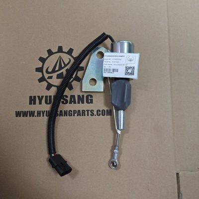 Excavator Engine Parts Solenoid Stop 24V 3991168 3964628 For Hyundai R130 R130-5 EC140