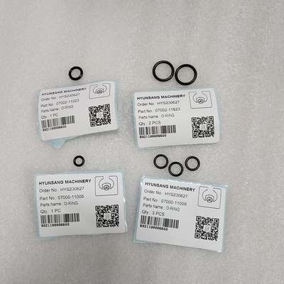 Hyunsang Parts Excavator Parts O-Ring 07002-11223 07002-11823 07000-11006 07000-11009 for PC220 PC240 PC290 PC300 PC350