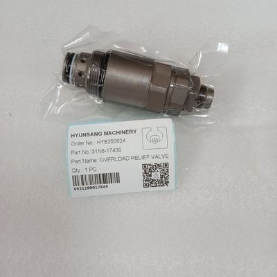 Hyunsang pièces de l'excavateur Overlord soulagement vanne 31N8-17430 pour les excavateurs Hyundai R215-7 R225-7