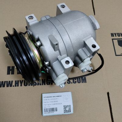 Hyunsang Machinery Parts 11N6-90040 A/C Compressor HL730-7 HL730TM-7 HL740-3 HL740-7 HL740TM-7 HL757-7  1221E Wheel Loader